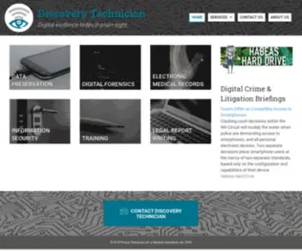 Discoverytechnician.com(Digital Evidence Hides In Plain Sight) Screenshot