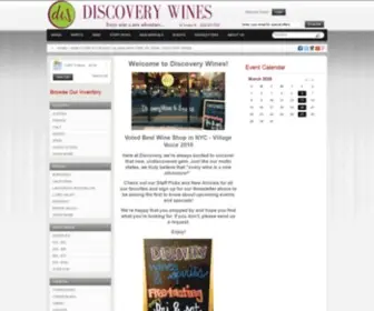 Discoverywines.com(Discovery Wines) Screenshot