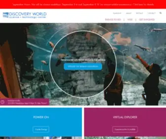 Discoveryworld.org(Discovery World Science and Technology Museum) Screenshot