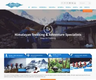 DiscoveryWorldtrekking.com(Our team commitment) Screenshot