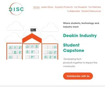 DiscProjects.com(Deakin Industry Student Capstone) Screenshot