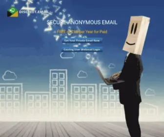 Discreet.email(Discreet email) Screenshot