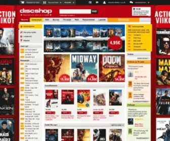 Discshop.fi(DVD, Blu-ray, Elokuvat, Pelit, VOD, Digital Games) Screenshot