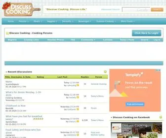 Discusscooking.com(Discuss Cooking) Screenshot