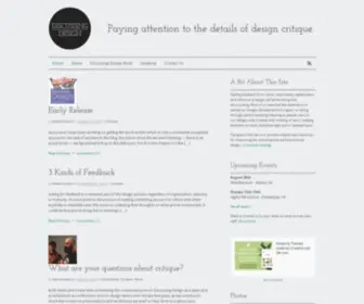 Discussingdesign.com(Discussing Design) Screenshot