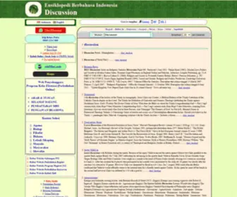 Discussion.web.id(Ensiklopedi Berbahasa Indonesia) Screenshot