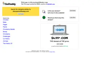 Discussionoftheday.com(Suspected phishing site) Screenshot