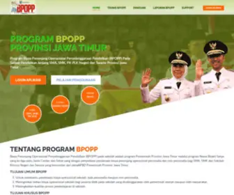 Disdikjatim.com(Biaya Penunjang Operasional Penyelenggaraan Pendidikan Provinsi Jawa Timur) Screenshot