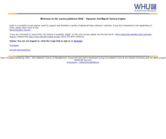 Dise-Online.net(Dynamic Intelligent Survey Engine DISE) Screenshot