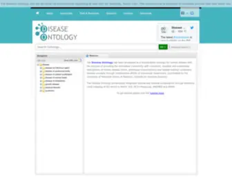 Disease-Ontology.org(Disease Ontology) Screenshot