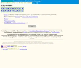 Diseasesdatabase.com(Diseasesdatabase) Screenshot