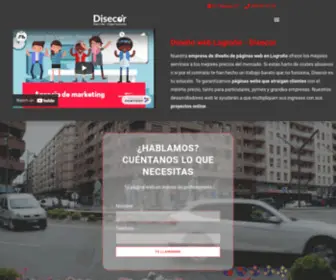 Disecor.com(Diseño web Logroño Disecor) Screenshot