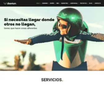 Disenium.es(Agencia de publicidad) Screenshot