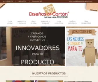 Disenosdecarton.com.mx(Diseños de Cartón) Screenshot