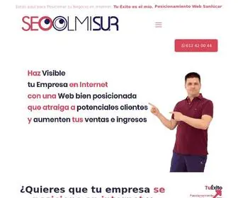 Disenowebseoolmisur.com(Posicionamiento Web Sanlúcar) Screenshot