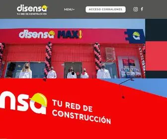 Disensa.com.ar(Tu red de construcción Corralones Disensa) Screenshot