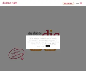 Diservices.com(Disability Insurance Services) Screenshot