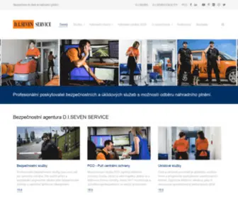 Disevenservice.cz(Bezpečnostní agentura D.I.SEVEN SERVICE) Screenshot