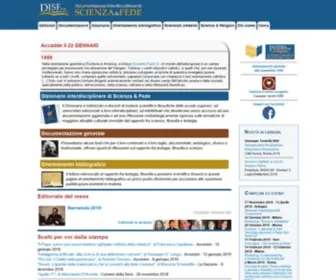 Disf.org(Fede e scienza) Screenshot