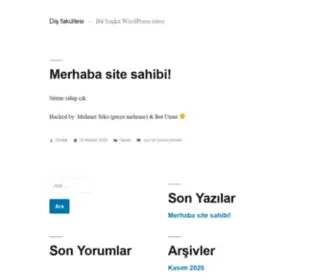 Disfakultesi.com(Diş Fakultesi) Screenshot