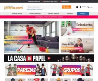 Disfracesjarana.com(Disfraces y accesorios de fiesta Online) Screenshot