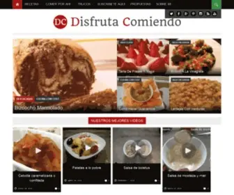 Disfrutacomiendo.com(Disfruta comiendo) Screenshot