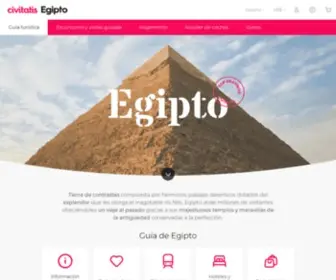 Disfrutaegipto.com(Egipto) Screenshot