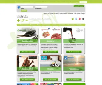 Disfrutamaspormenos.com(Disfruta) Screenshot