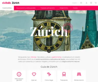 Disfrutazurich.com(Zúrich) Screenshot