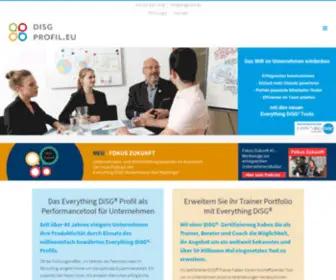 Disgprofil.eu(Das Everything DiSG® Profil) Screenshot