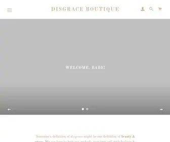 Disgraceboutique.com(Disgraceboutique) Screenshot