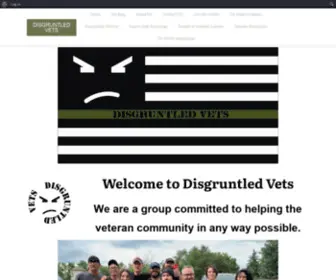 Disgruntledvets.org(Helping the veteran community in every way possible) Screenshot