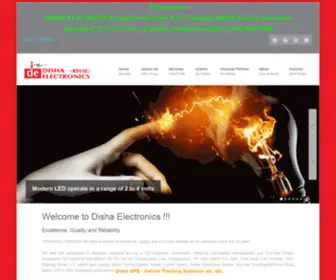 Dishaelectronics.in(Disha Electronics) Screenshot