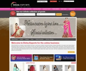 Dishaexports.com(Disha Exports) Screenshot