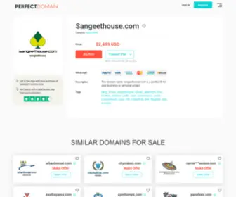 Dishant.com(Sangeethouse.com is for sale) Screenshot