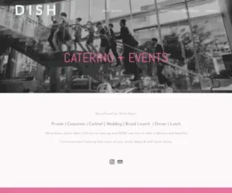 Dishcatering.ca(DISH) Screenshot