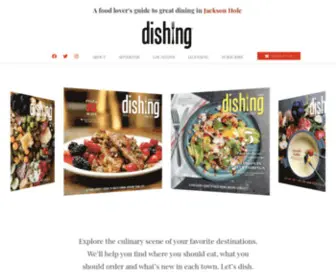 Dishingmagazine.com(A food lover's guide to great dining) Screenshot