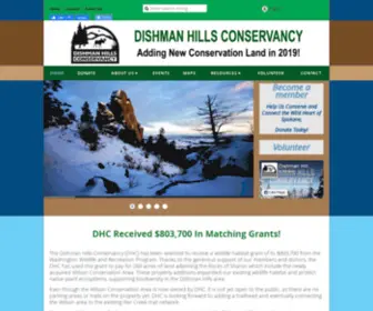 Dishmanhills.org(Dishman Hills Conservancy) Screenshot
