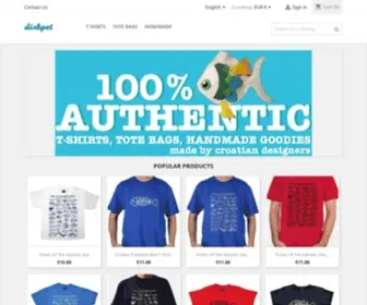 Dishpet.com(Croatian Souvenir T Shirts) Screenshot