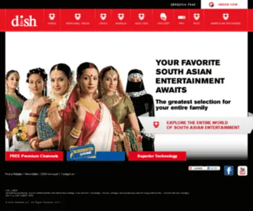 Dishsouthasiantv.com(DISH) Screenshot