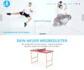 Dishtennis.net(Der mobile Mini Tischtennistisch) Screenshot