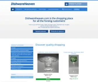 Dishwareheaven.com(Shopping Place for Friends of Old Antique Dishware) Screenshot