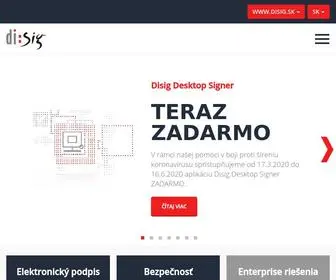 Disig.sk(Disig, a.s) Screenshot