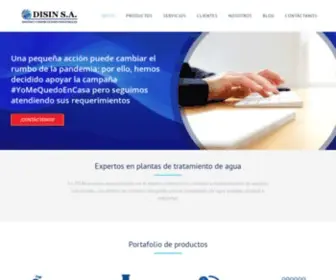 Disin.com(Diseño y Construcción de Plantas de Tratamiento de Agua) Screenshot