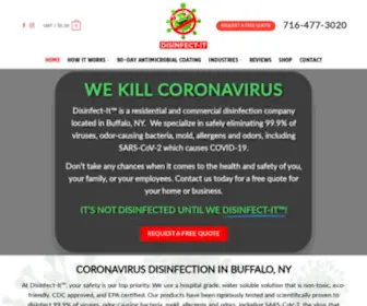 Disinfectit.com(Coronavirus Disinfection Buffalo NY) Screenshot