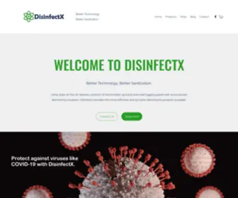 Disinfectx.net(Disinfectant Chemicals & Equipment) Screenshot