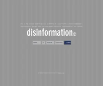 Disinfo.com(Mysite) Screenshot