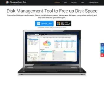 Diskanalyzerpro.com(Disk Analyzer Pro for Windows) Screenshot