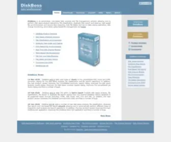 Diskboss.com(Data Management Solution) Screenshot