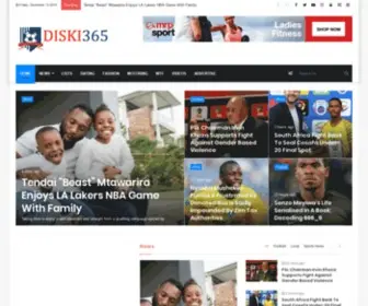 Diski365.co.za(South Africa's Soccer News and Lifestyle Website) Screenshot